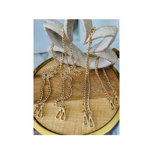 Gold High-Quality Purse Chain Strap, Metal Shoulder Handbag Strap, Purse Replacement Chains, bag accessories